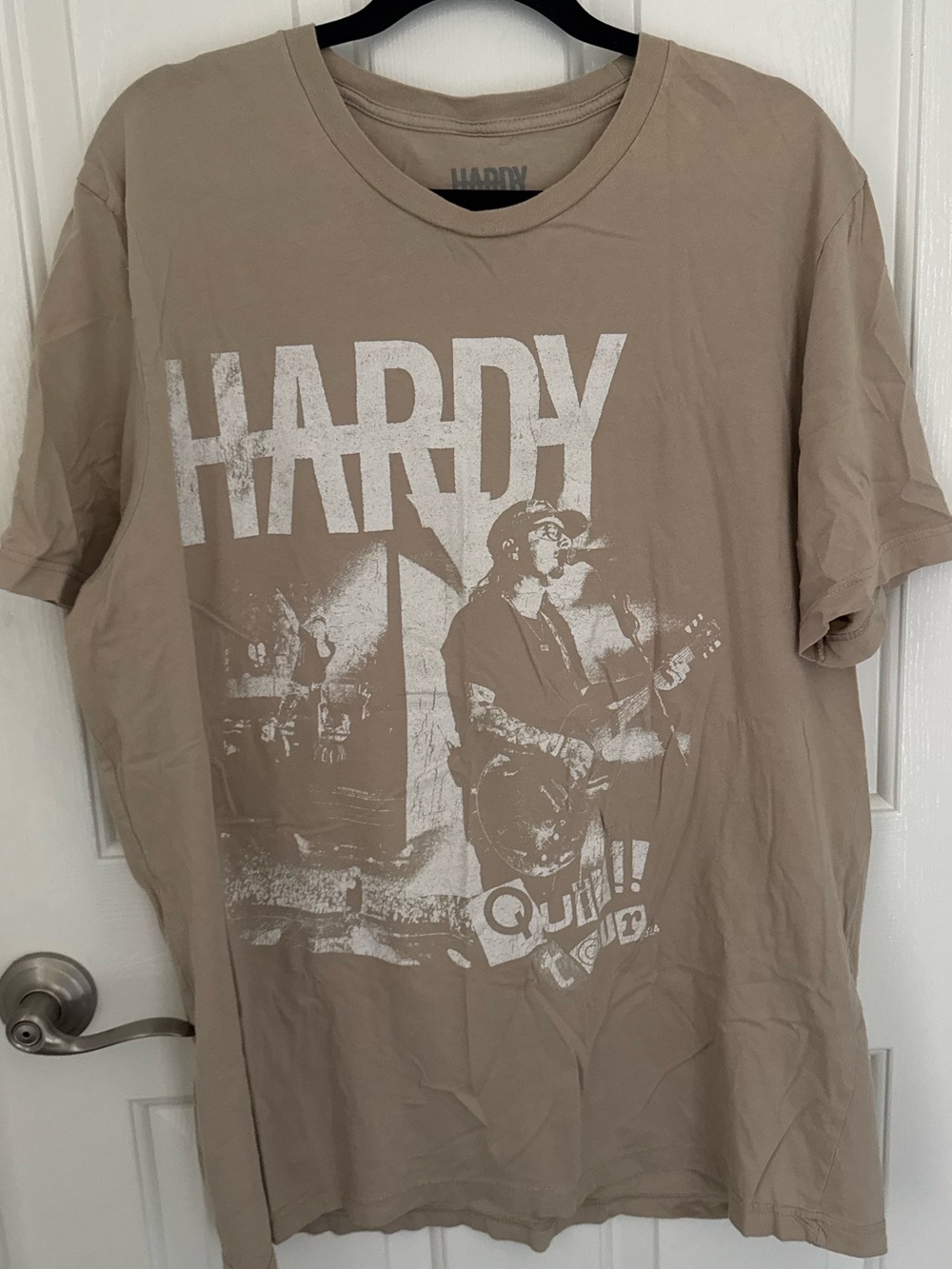 HARDY 2024 Concert Tour Beige Graphic T‑Shirt Size XXL